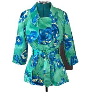 Kristin Davis SPRING Trench Style Jacket w/Belt - Tailored - SNAP Buttons